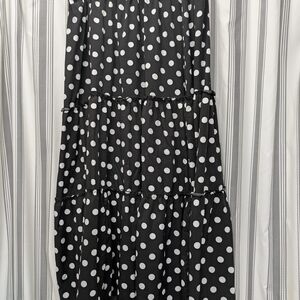 Black and White Polka Dot Dress
